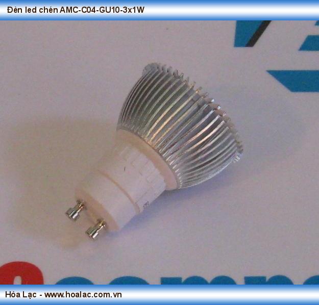  Đèn led chén AMC-C04-GU10-3x1W (2)