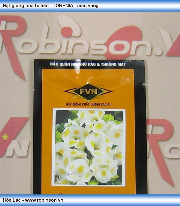 Hạt giống hoa tô liên - TORENIA - màu vàng Phan Văn Dũng  (1)